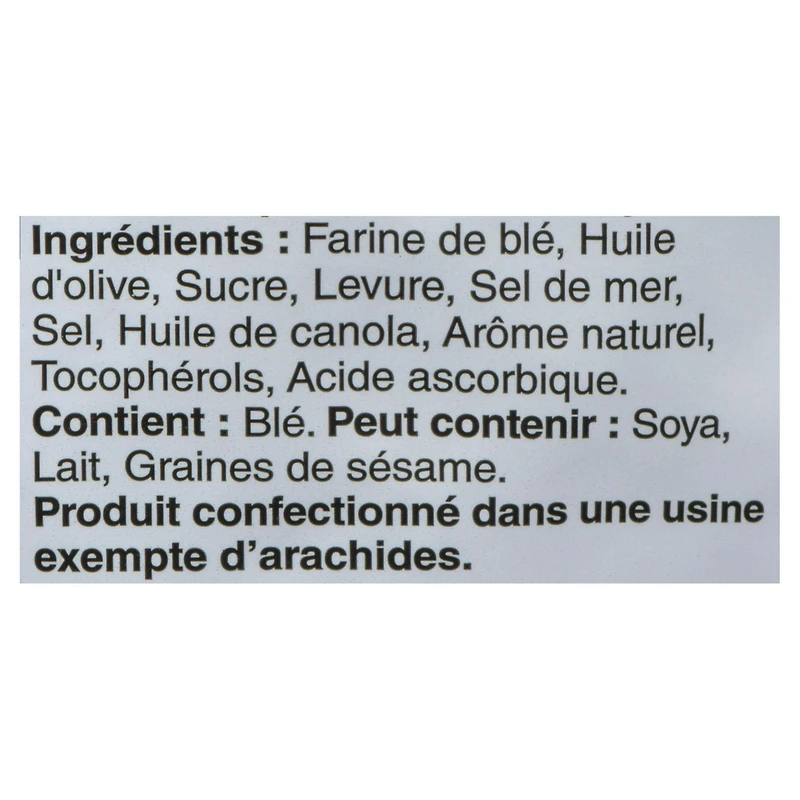 Boulangerie Grissol Baguettes Olive Oil & Sea Salt, Dare