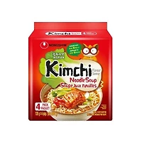 Nongshim Kimchi Ramyun, 120g x 4, Pack Familial, 0.00 - 0.00 EA