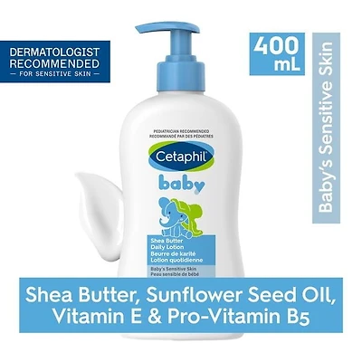 Lotion quotidienne avec beurre de karité de Cetaphil Baby 400ml