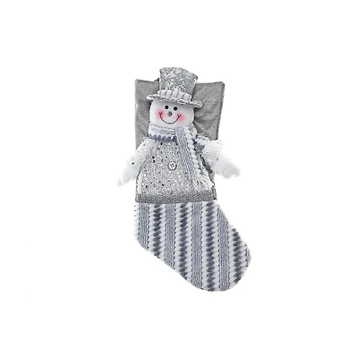 Christmas Glam Glam Snowman Stocking