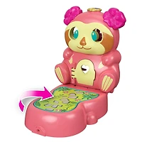 Coffret Transformable Paresseux de Polly Pocket, Se Retourne pour une Double Surface de Jeu