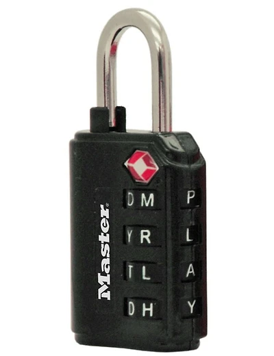 Cadenas pour valise à comb. de MOT accepté par la TSA Master Lock