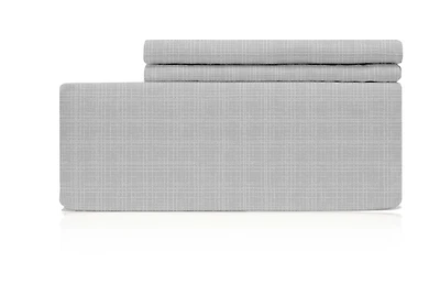 Johnson Home Ensemble de draps en flanelle de coton peigné de qualité supérieure 160 GSM ultra pelucheux, respirant et durable - Poche profonde - Facile à installer