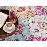 Tapis floral moderne de la collection Savannah Rug Branch