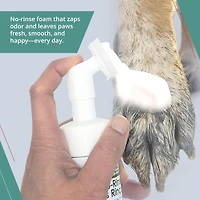 Wahl Probiotic Paw Cleaner – Solution moussante sans rinçage avec brosse, aloès et flocons d'avoine pour des pattes de chien propres et hydratées – Modèle 58549 Nettoyant pour pattes de chien