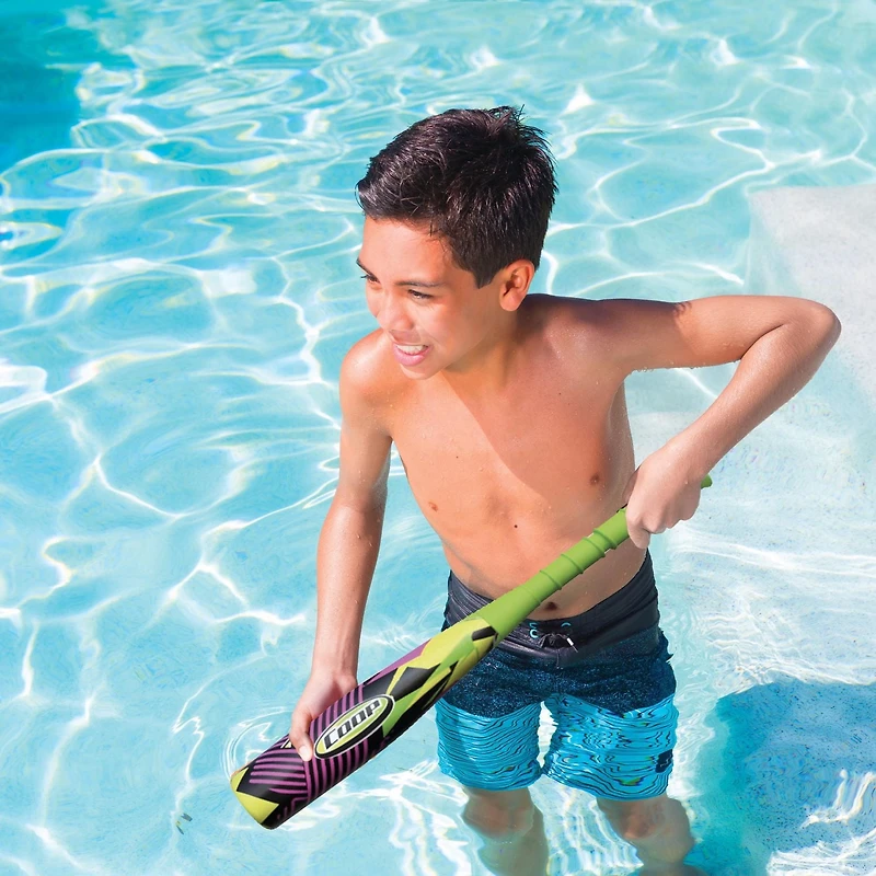 COOP Homerun Squirt And Smash Pool Toy - Jeu d'eau de baseball pour enfants - Violet / Noir