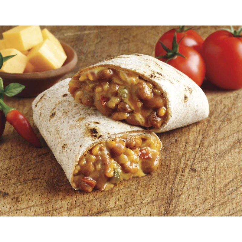 E-AMYS ORGANIC BN & CHEESE BURRITO, E-AMYS ORGANIC BN & CHEESE BURRITO