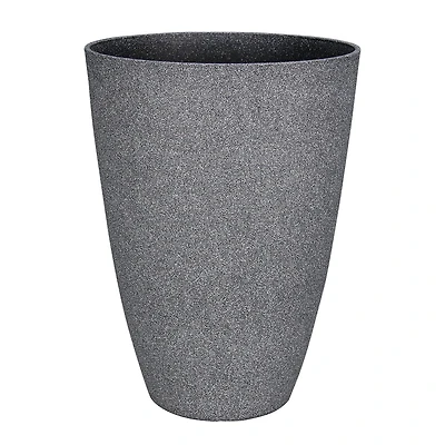 Cache-pot en béton gris Cache-pot en résine
