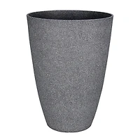 Cache-pot en béton gris Cache-pot en résine
