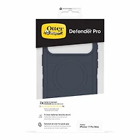 OtterBox Étui Defender Pro MagSafe avec Contrôle de la Caméra Riverside (Bleu) pour iPhone 17