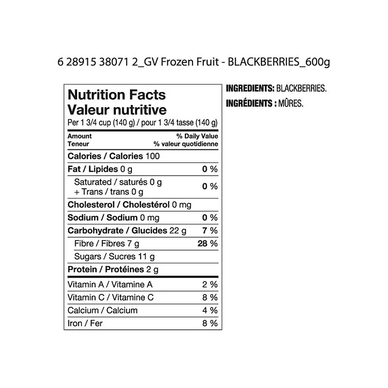 Great Value Blackberries