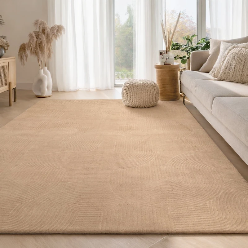 Tapis de Couloir Elion Lavable A la Machine Contemporain/Moderne pour Salon, Chambre, Salle Manger, Entrée, et Plus Encore.