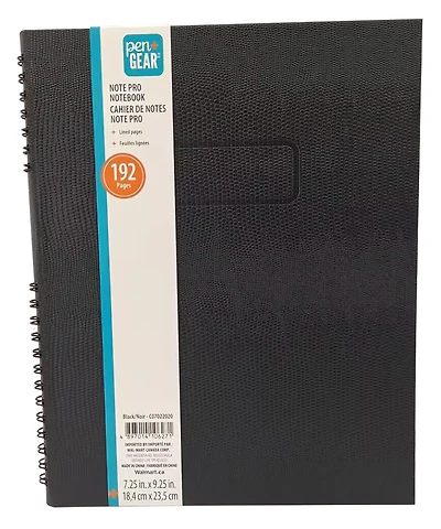 NOTE PRO NOTEBOOK, Vinyl Cover Journal<br>96 sheets
