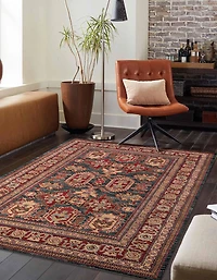 ECARPET Lena Traditional Area Rug for Living Room, Bedroom, Dining Room, Entrance, Hallway and More.