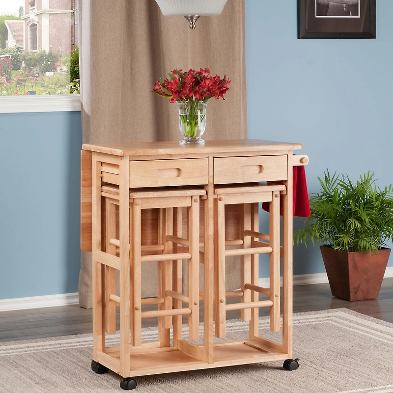 Winsome Suzanne 3-Pc Space Save Set, Natural