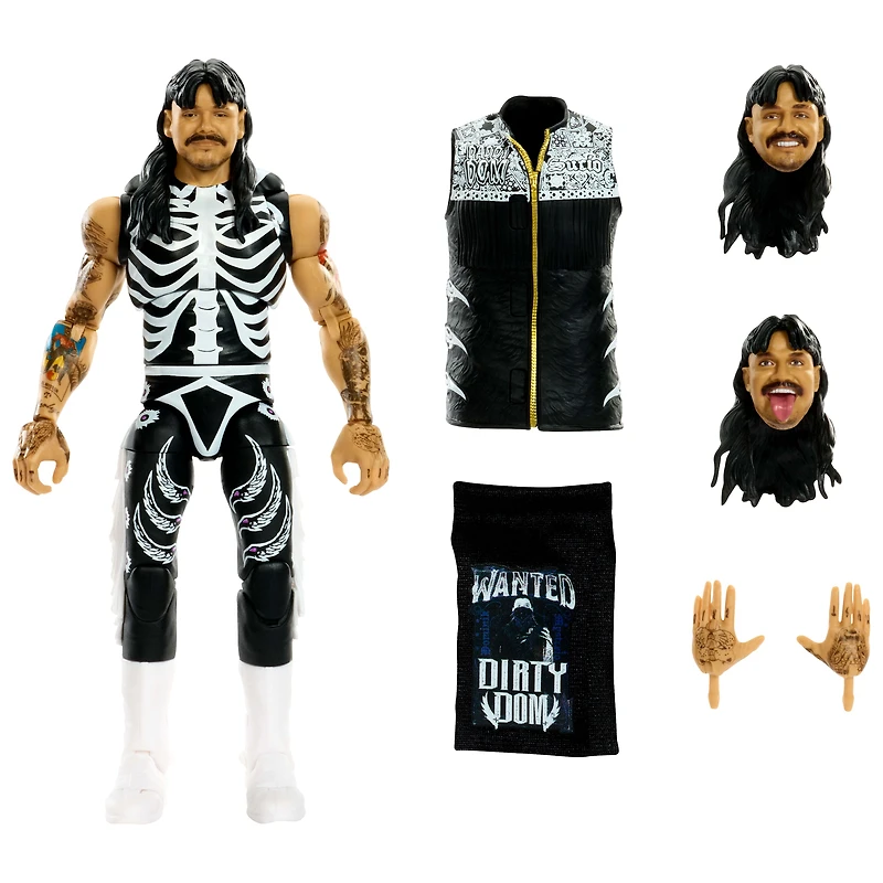WWE Ultimate Edition “Dirty” Dominik Mysterio Action Figure & Accessories Set, 6-inch Collectible
