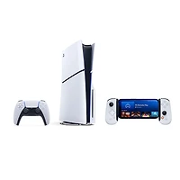 PlayStation®5 console (model group – slim) PLUS Backbone One - PlayStation Edition (USB-C) - Mobile Gaming Controller for iPhone 15 Series and Android - 2nd Generation - White