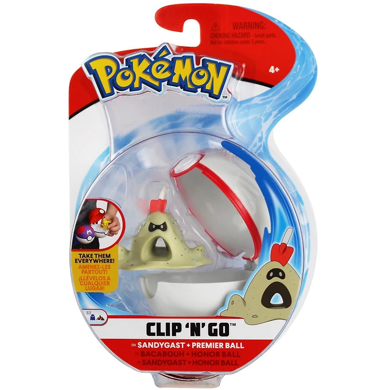Pokémon Clip 'N' Go W2 - Sandygast + Première Balle