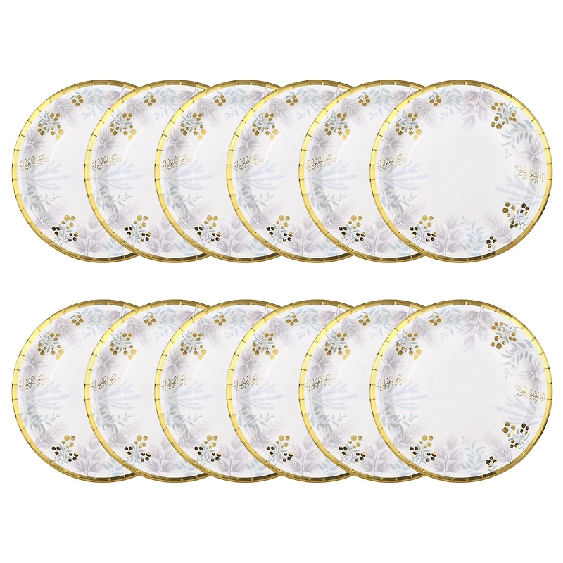 12 9IN RD PLATES WW - FRENCH