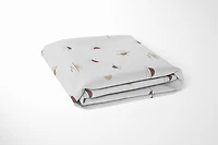 Kushies Crib sheet Breathable, 100% soft Cotton Percale Neutral Unisex for Baby boys and girls