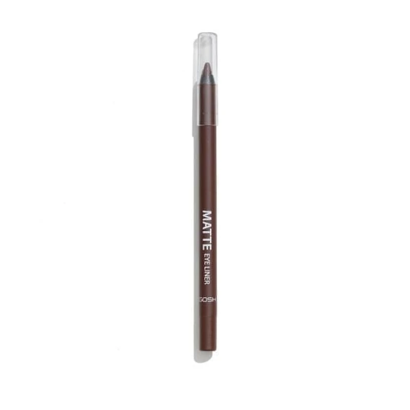 GOSH - Matte Eye Liner - 015 Mahogany, PERFUME FREE / VEGAN