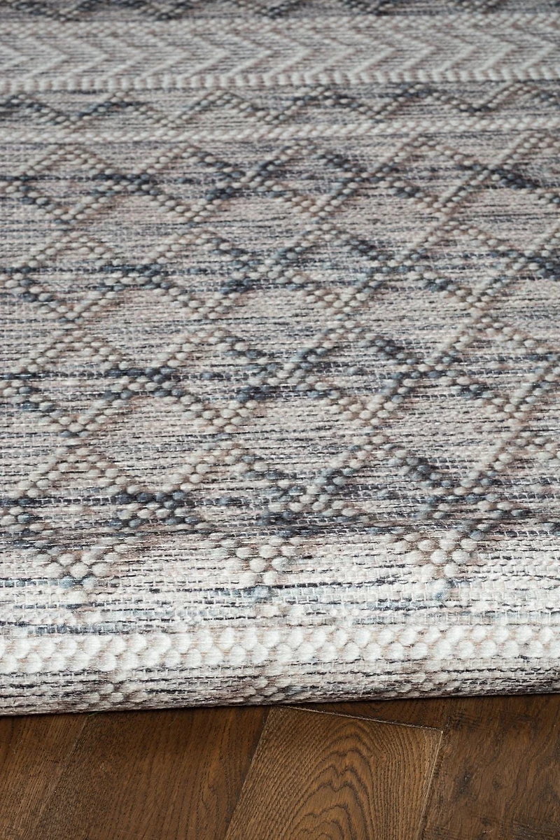 Mirage Macomb Cream & Blue 5' x 7' Area Rug