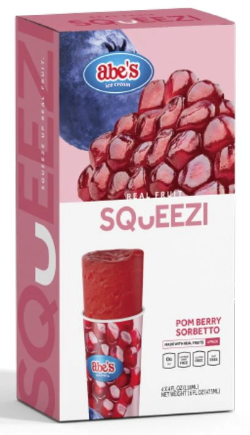 Abe's Squeezi Vrais Fruits Grenade et Baies Squeezi Vrais Fruits Pomberry