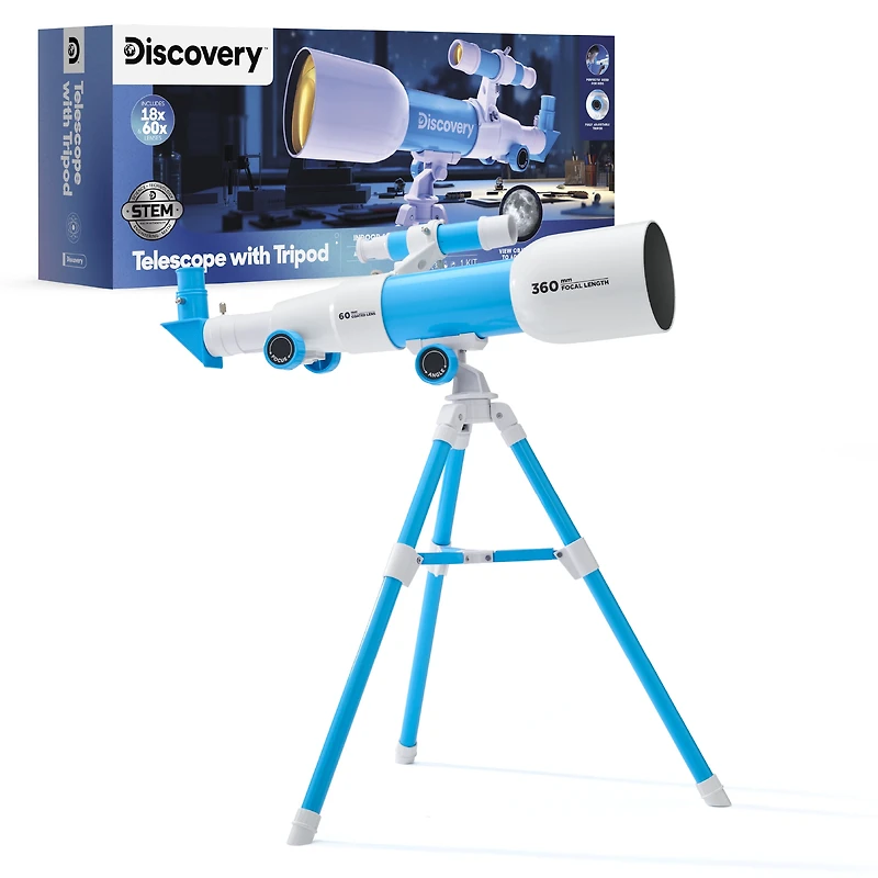 Discovery – Télescope avec trépied DISCOVERY MINDBLWN TÉLESCOPE DISC