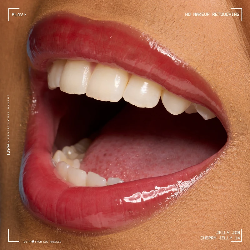 NYX Professional Makeup Lip Gloss, Jelly Job Full-Bodied Shine Gloss, Lip-Smoothing Shine