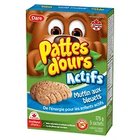 Bear Paws Active Blueberry Muffin 175g, Bear Paws Active Blueberry Muffin 175g