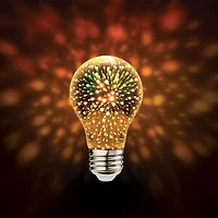 Merkury Innovations Decobulb 3D Firework LED Bulb, 3D Firework LED Bulb