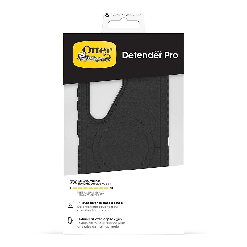 Étui Defender Pro avec Magnets Noir pour Samsung Galaxy S26