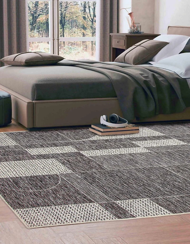 ECARPET Bodhi 5'0" x 8'0" Style bord de mer Tapis pour salon, chambre, salle à manger, entrée, couloir et plus encore.