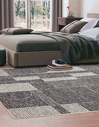 ECARPET Bodhi 5'0" x 8'0" Style bord de mer Tapis pour salon, chambre, salle à manger, entrée, couloir et plus encore.