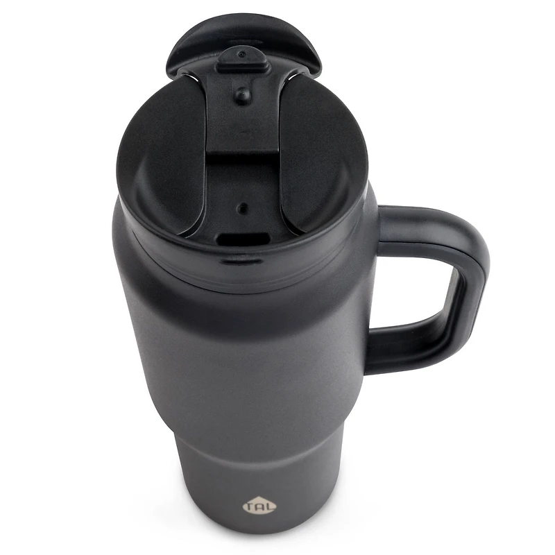 TAL Bouteille d'eau de bassin en acier inoxydable 30 fl oz, Noir Bouteille d'eau