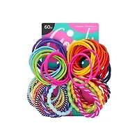 Goody Ouchless Styling Essentials Élastiques pour cheveux, enfants assortis - 60 Ct Goody Kids Elastics