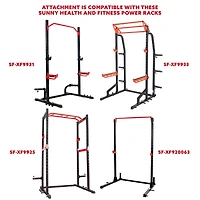 Sunny Health & Fitness J-Hook Attachment for Power Racks and Cages - SF-XFA007