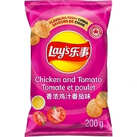 Lay's Chicken and Tomato flavoured Potato Chips, 200 g.