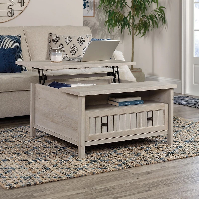 Sauder Costa Coffee Table, Chalked Chestnut, 427890
