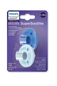Philips Avent Soothie 3-18 months, sky blue/light blue, 2 pack, SCF192/21, Philips Avent Soothie 3-18 months