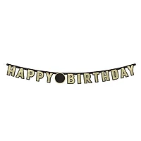 Happy Birthday Jumbo Jointed Banner with Number Stickers, Jointed banner measures 2.1m extended