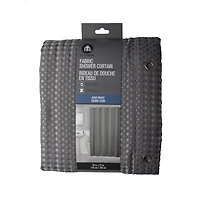 Hometrends Decorative Fabric Shower Curtain