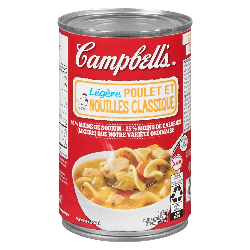 Campbell's® Ready to Serve Light Classic Chicken Soup, Shelf Stable