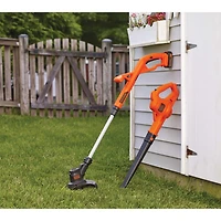 BLACK+DECKER LCC221-CA 20V MAX* 10 in. Cordless String Trimmer/Edger and Hard Surface Sweeper Combo Kit