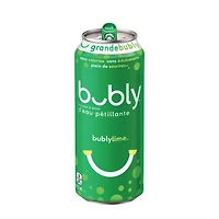 Eau pétillante Bubly Lime 473 mL, Canette 473 mL