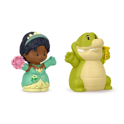 Disney Princess Tiana & Louis Little People Figure Set for Toddlers and Kids, 2 Pieces
