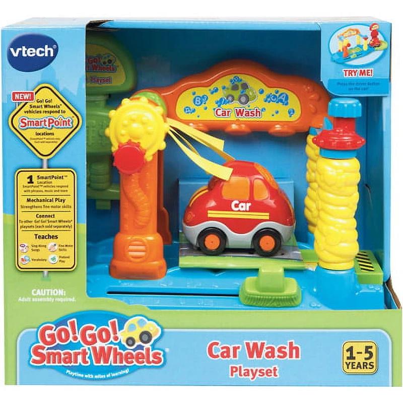 VTech Go Go Smart Wheels- Car Wash Playset- English Version