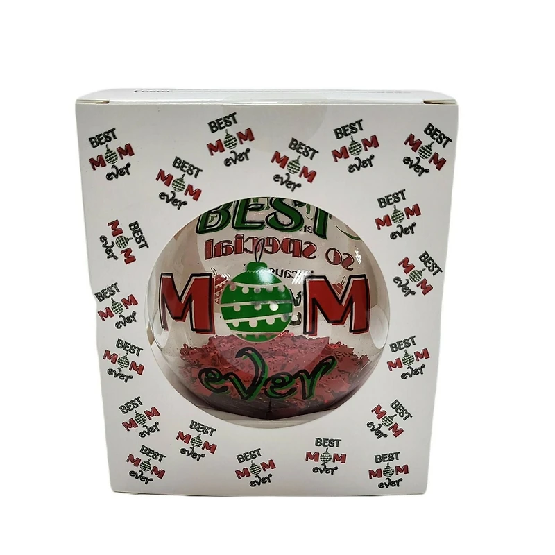 « La meilleure maman de tous les temps» Ornement de Noël à collectionner, 4 po, Temps des Fêtes