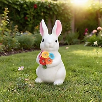Statue de jardin de lapin solaire Mainstays