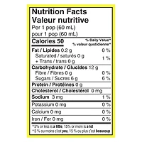 Pops Glacés Popsicle Bob l'Éponge 6 x 60 mL